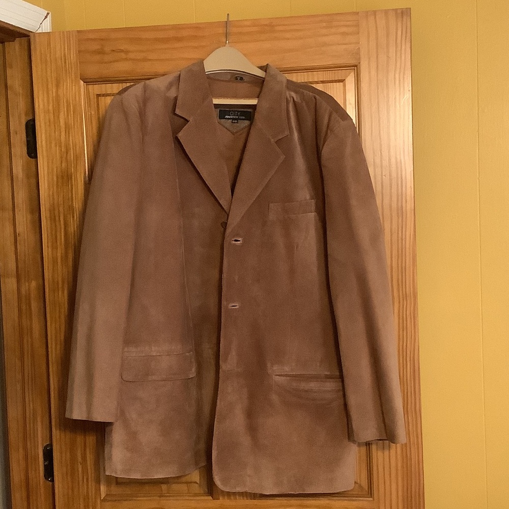 Jones New York Tan Suede Jacket